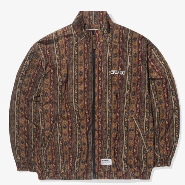 크리틱 페이즐리 트랙자켓 브라운 L