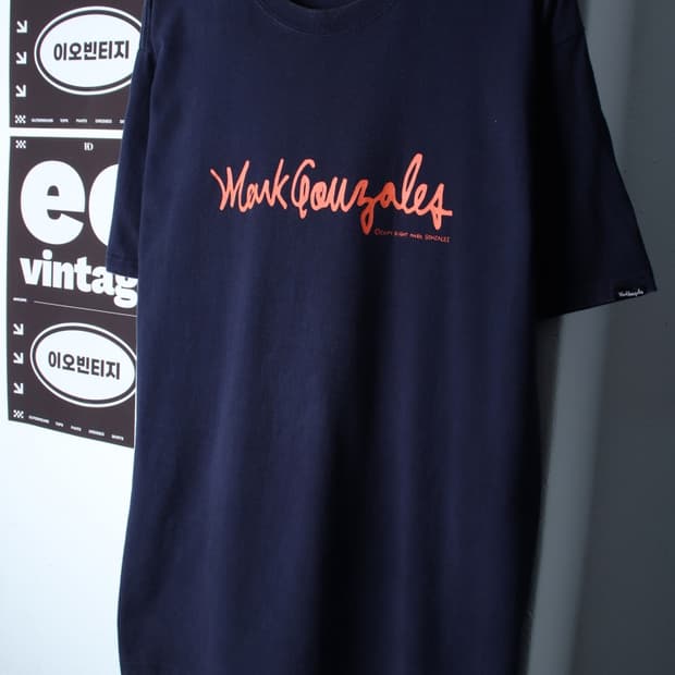 (XL-2XL) 마크곤잘레스 반팔 티셔츠 빅사이즈 빅로고-H3H33884