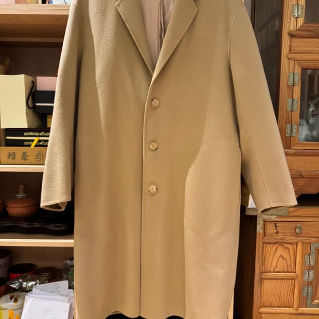 마마가리 울 캐시미어 코트 