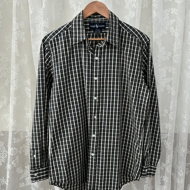 95) 00s 폴로 랄프로렌 블레이크 체크 셔츠