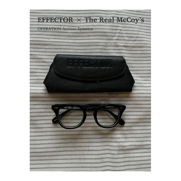 이펙터 x 리얼 맥코이 오퍼레이션 안경