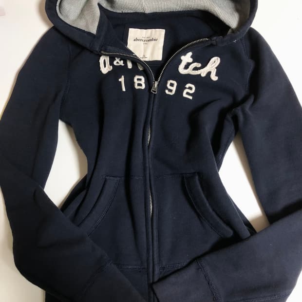대대장 아베크롬비 딱붙핏 후드집업