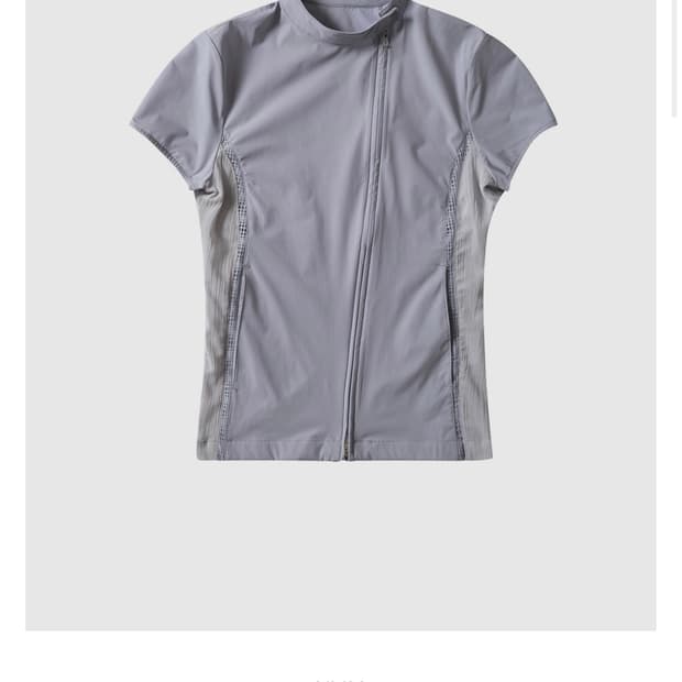 EP.7 WOMEN 01 ZIP UP SHIRT (BLUE)