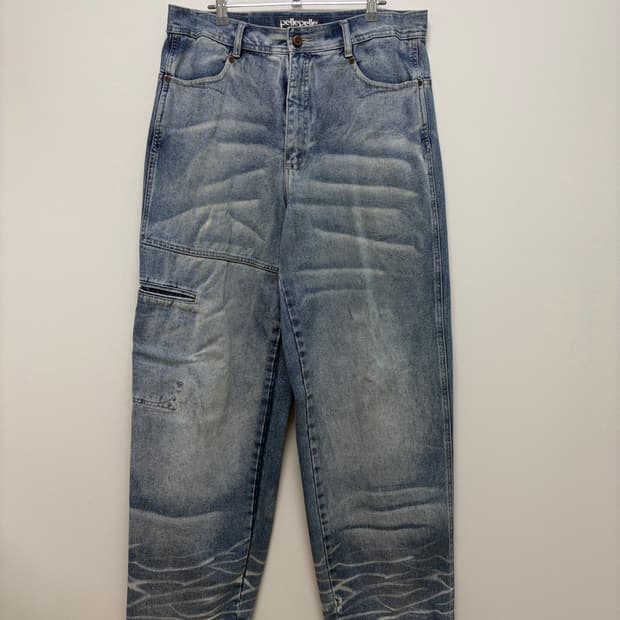 Pelle Pelle 펠레펠레 아카이브 캣워싱 데님