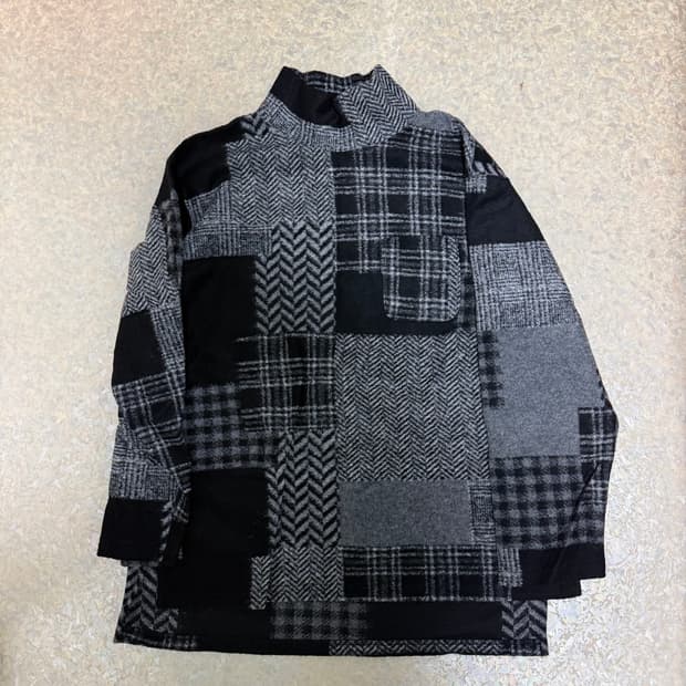 엔지니어드 가먼츠 목 터틀 패치워크 L