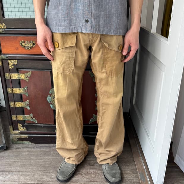 Y's for men 코튼 카고 팬츠