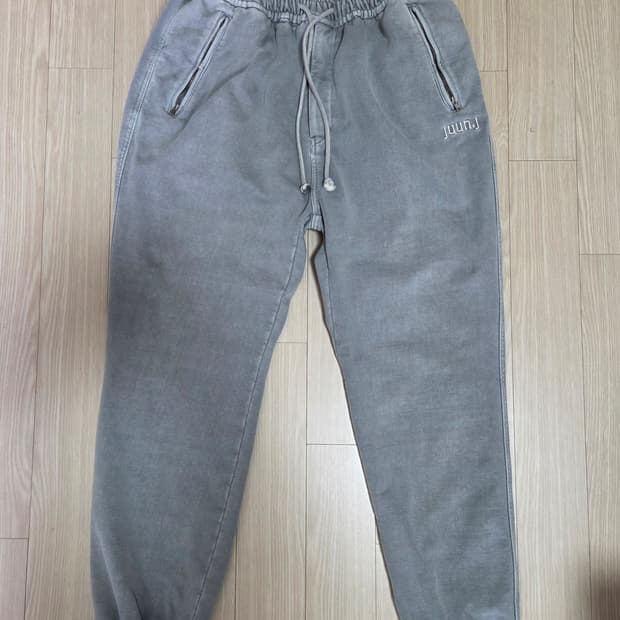 준지 가먼트다잉 조거 팬츠