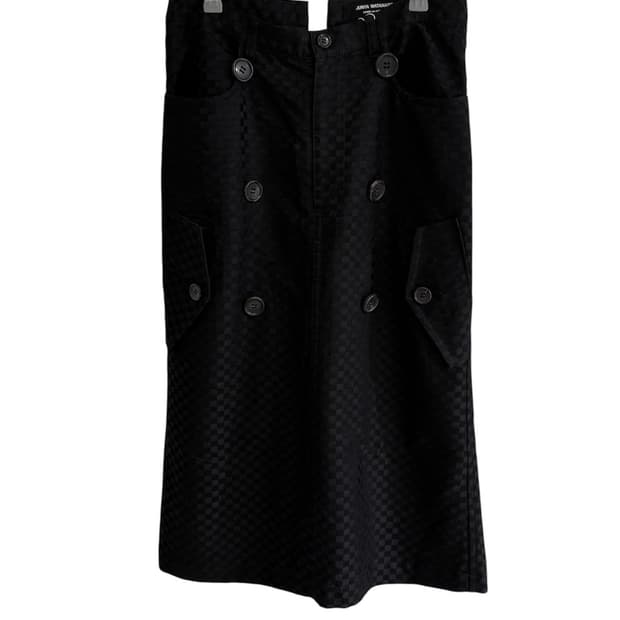 준야 와타나베 2005FW 체커보드 자카드 스커트