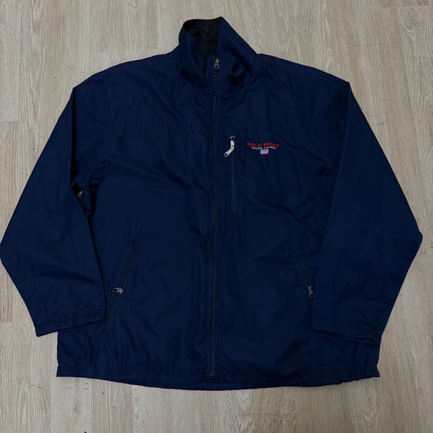 폴로 랄프로렌 성조기 바람막이 자켓 M/95 