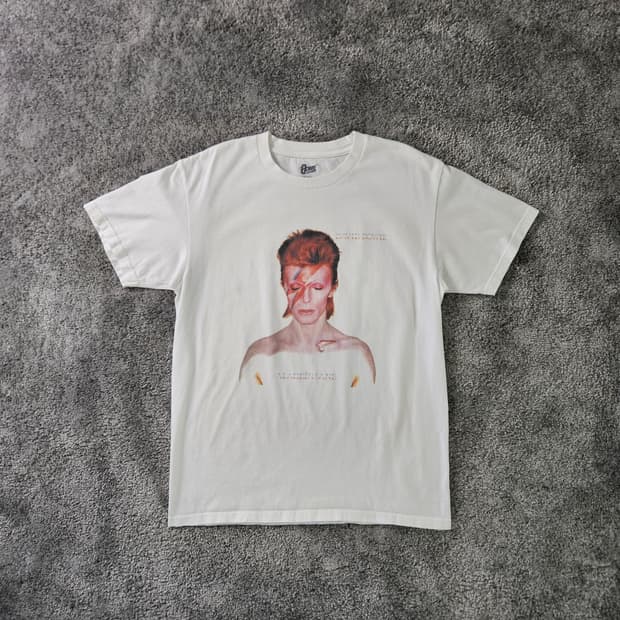 Bowie David Bowie 반팔 티셔츠