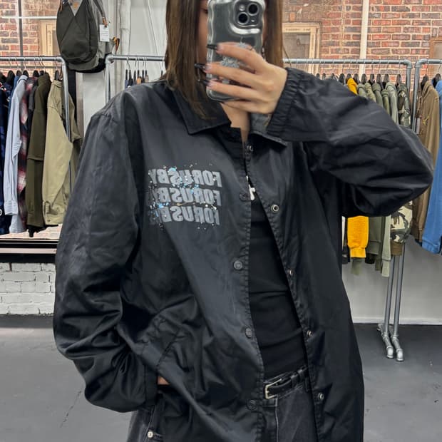 FUBU 푸부 빅로고 코치자켓