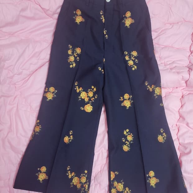 정품)급처새상품!구찌 정장 팬츠 바지 통넓은 와이드 슬랙스 핏