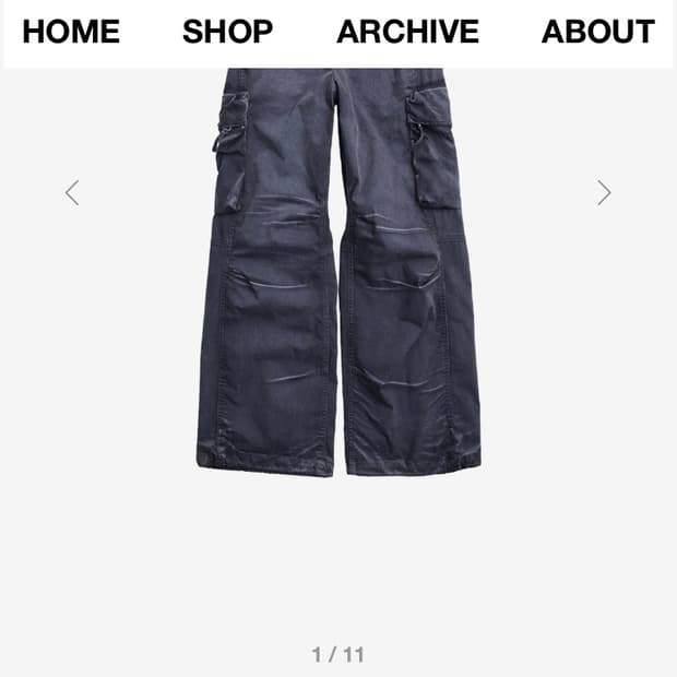 999휴머니티 카고바지