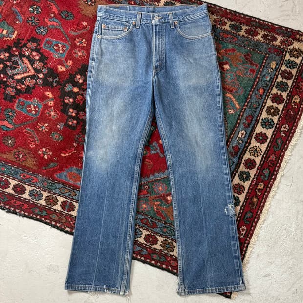 90's USA 빈티지 리바이스 517 부츠컷 플레어진