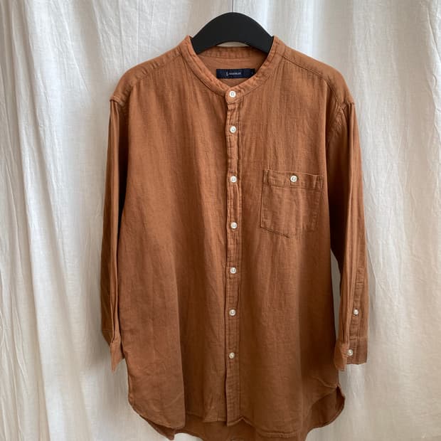 RAGEBLUE 면린넨혼방 셔츠(L)