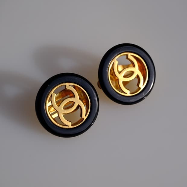 CHANEL 빈티지 클립 귀걸이 상품이미지1