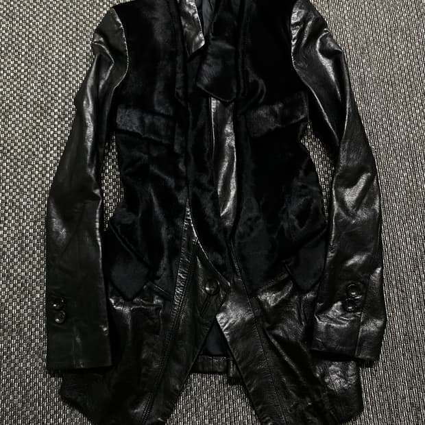 Vkei Mood Calf Hair Trimming Blazer
