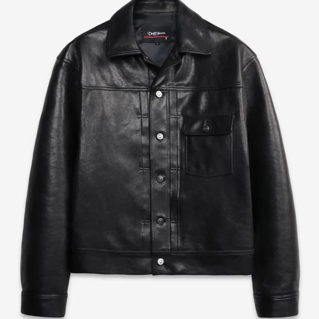 도프제이슨 프리미엄 베지터블 스터드 트러커 자켓