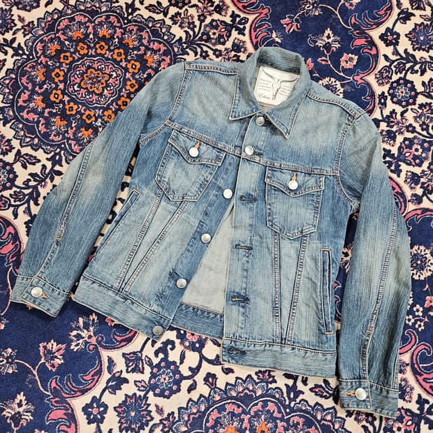 에드윈(Edwin) in Japan 00's y2k 빈티지 데님자켓 S