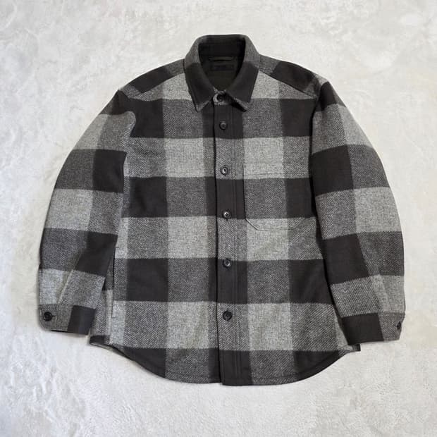 (L)유니클로 오버 셔츠 자켓