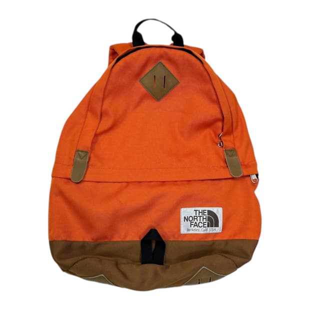 노스페이스 빈티지 돼지코 포켓 백팩 가방 오렌지
