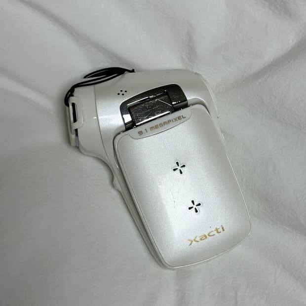 (작례o) Sanyo Xacti 산요 작티 Cg9 백예린 캠코더