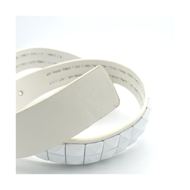 VINTAGEBELT 빈티지 화이트 스터드 벨트
