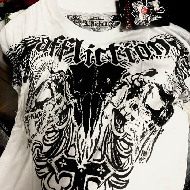 (급처ㅜ새상품)어플릭션 affliction 반팔 데드스탁 L