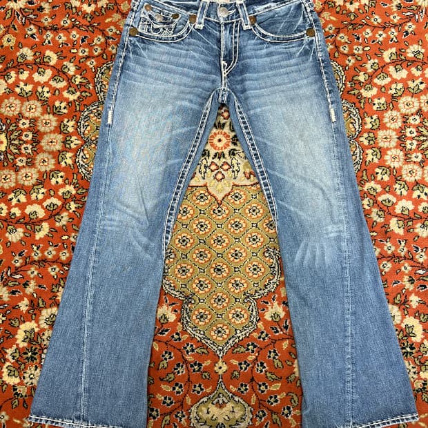 [30] 트루릴리전  조이슈퍼티 부츠컷 플레어 데님팬츠