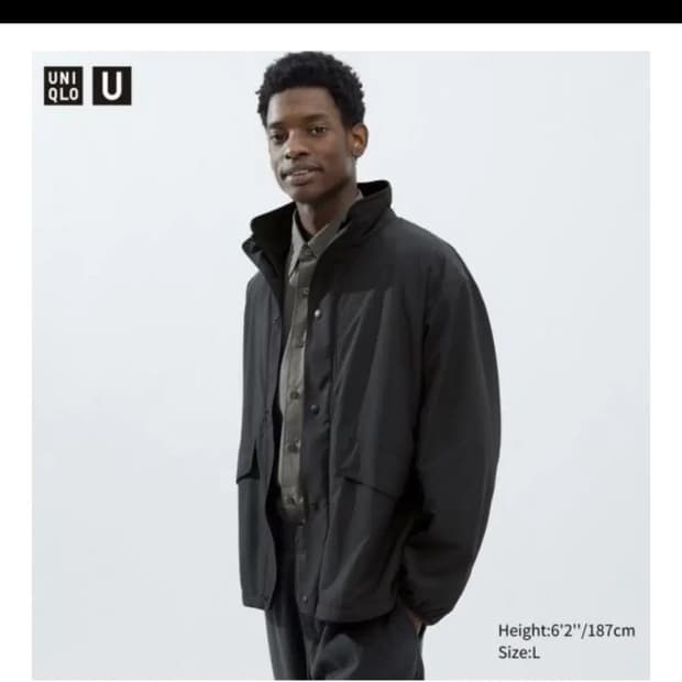 유니클로 U 리버시블 스탠드 자켓