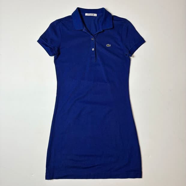 라코스테 시그니처 캐쥬얼 반팔 카라 원피스 PN8615
