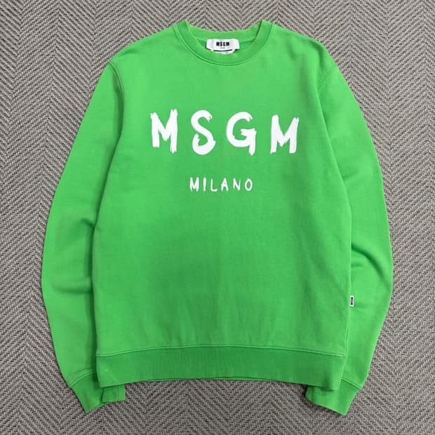 msgm 프린팅 맨투맨 v4385