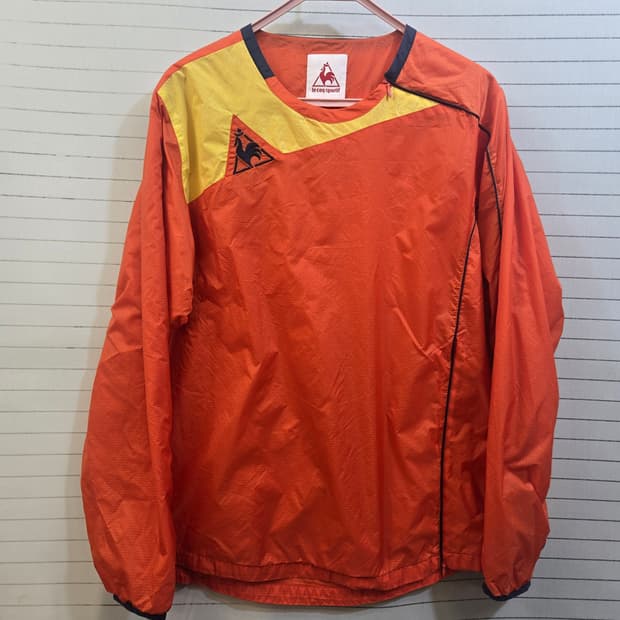 르꼬끄 스포르티브 오렌지 바람막이