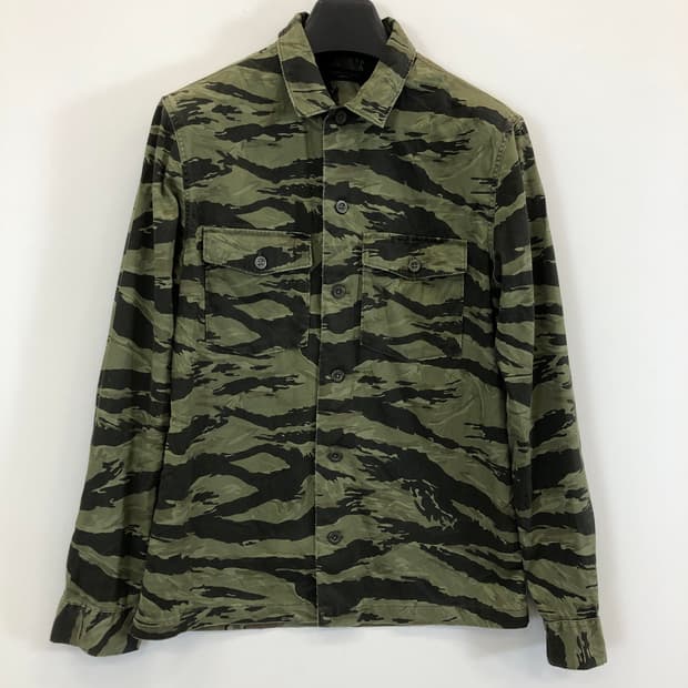 올세인츠 카모빈티지 셔츠 M