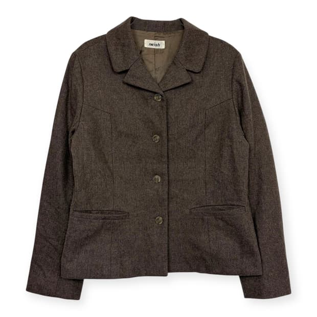 요지야마모토 패턴 블레이저 자켓