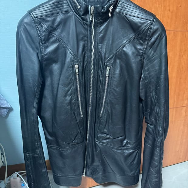 릭오웬스 레더 자켓