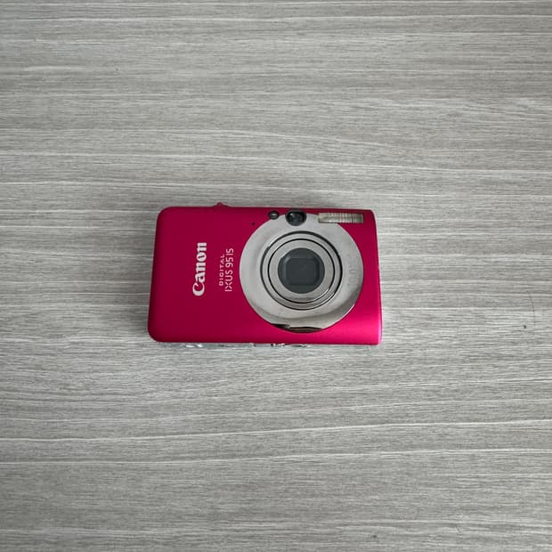 캐논 익서스 95 IS 핑크색 디카