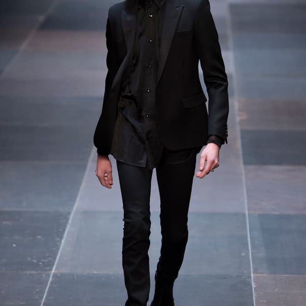 생로랑 13fw look1 스모킹자켓 48