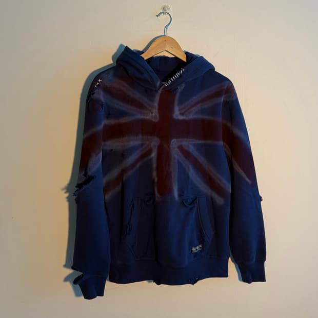Distressed graffiti UK 🇬🇧 mood hoodie