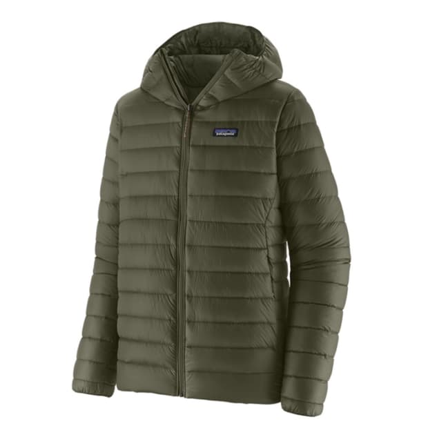 [L] 파타고니아 다운스웨터 후디 파인니들그린