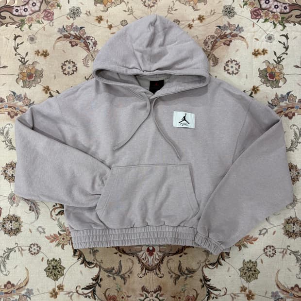 나이키 조던 플리스 크롭 후드티