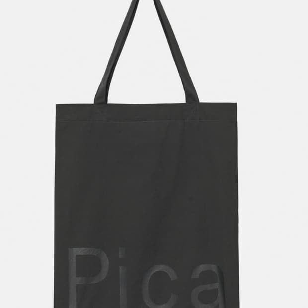 Pica double sided logo bag 차콜