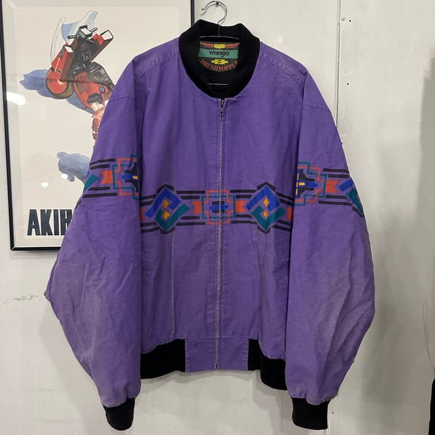 XXL)90s 랭글러 자켓