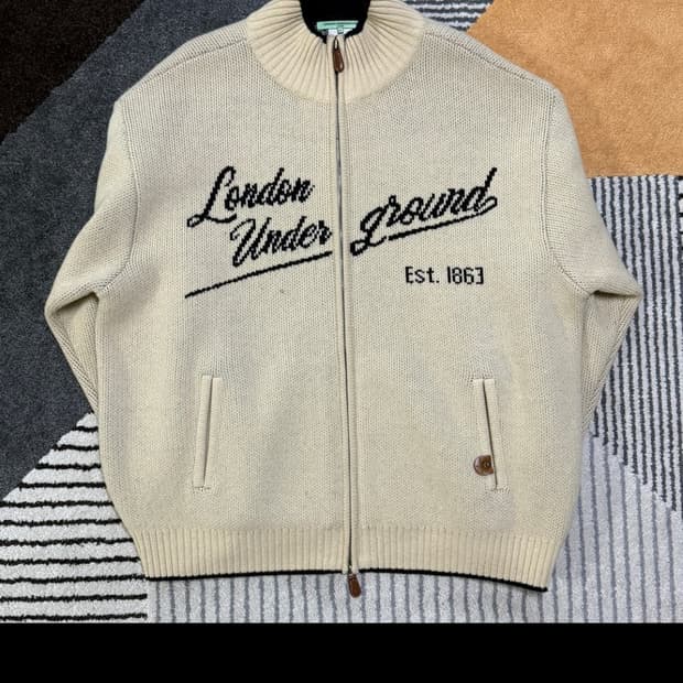 London Underground 집업 니트