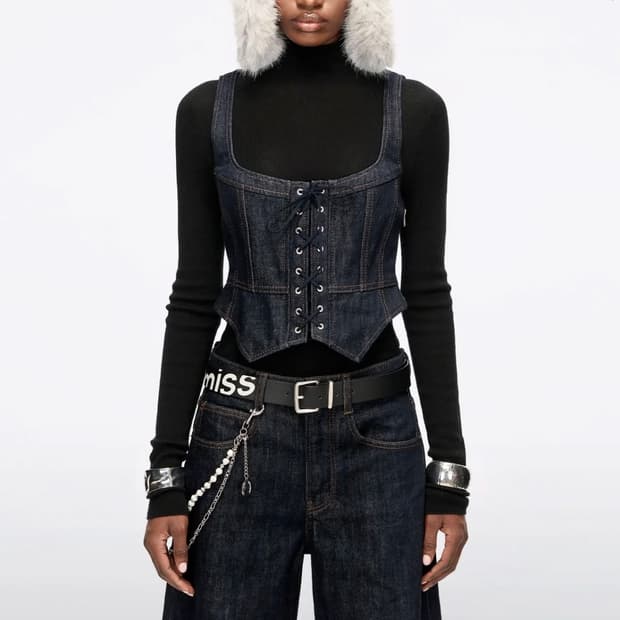 Denim vest (s사이즈)