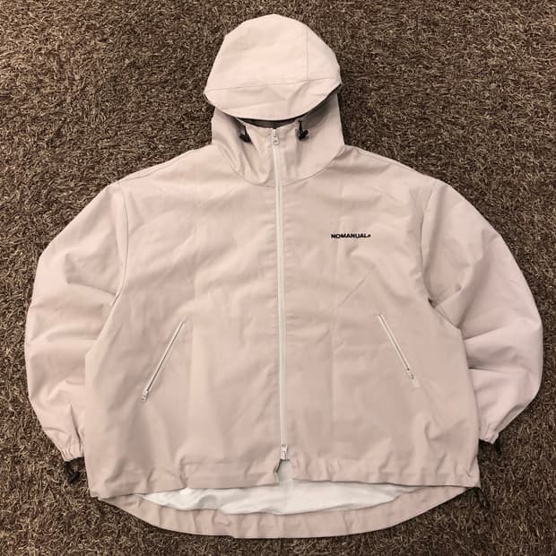 L 노매뉴얼 투웨이 후드 바람막이 자켓