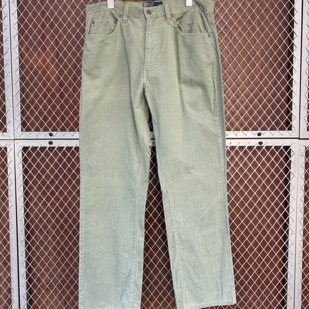 폴로랄프로렌 코듀로이 팬츠 빈티지 골덴바지 민트 34