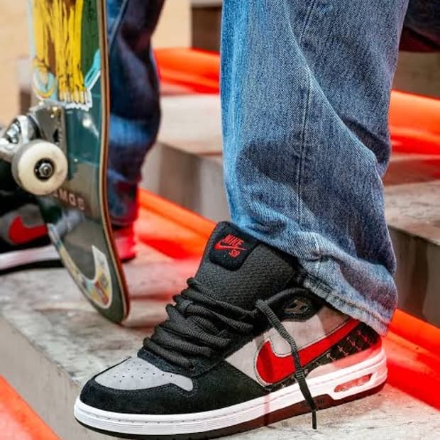 (300) 나이키 SB 폴로드리게스 줌 에어 로우 블랙