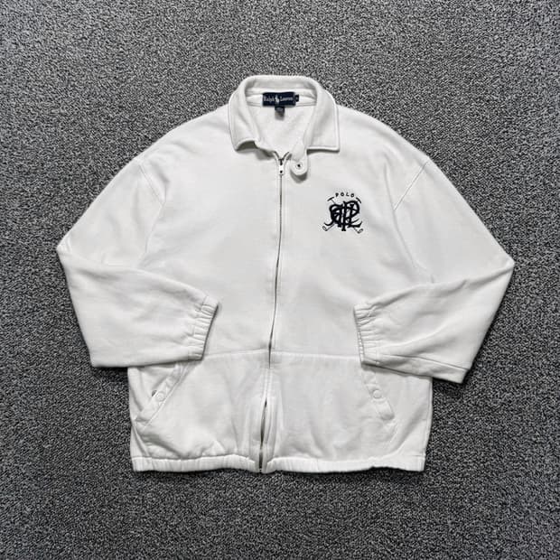 Name : 폴로 랄프로렌 시그니처로고 화이트컬러 스웻집업 :) 