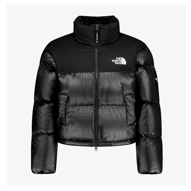 여성 노벨티 눕시 다운 자켓 블랙